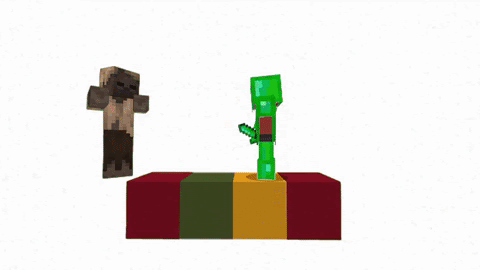 Игрок рядом с мобом