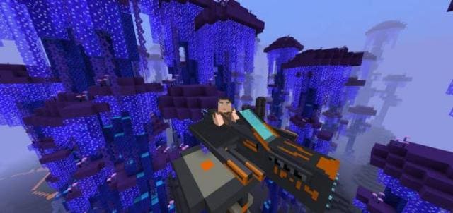 Игрок на летательном аппарате