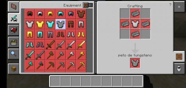 Крафт усиленного нагрудника