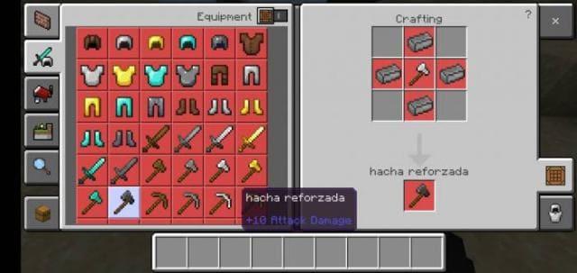 Крафт усиленного топора
