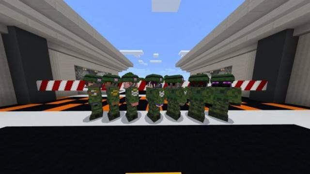 Армейская форма в игре