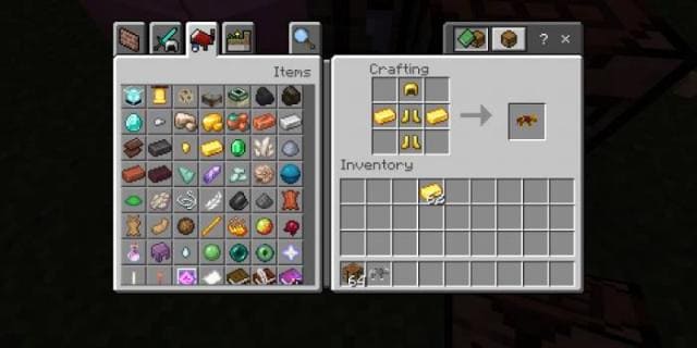 Крафт золотой волчьей брони