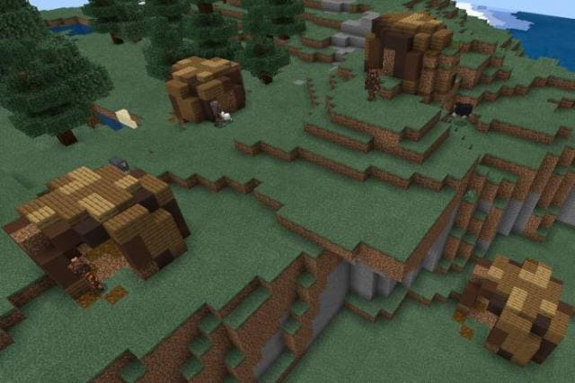 Отдельные дома в деревне