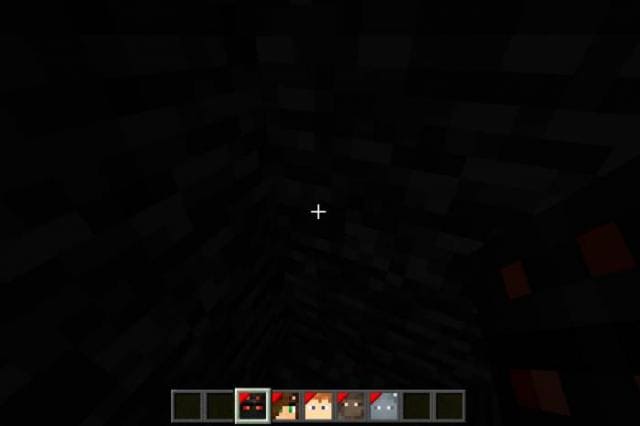 Игрок окруженный коренной породой