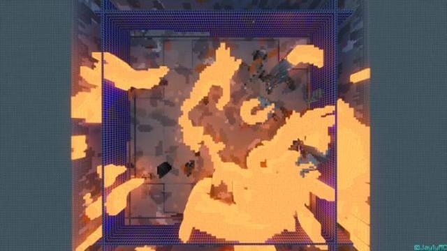 Вид на границы сверху