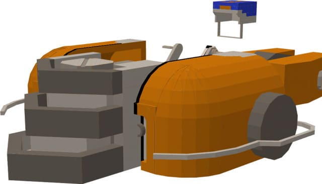 Улучшенный транспорт Рекса в игре