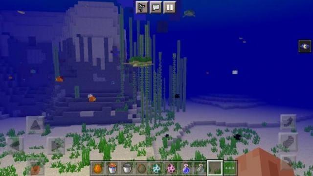 Золотая рыбка в воде