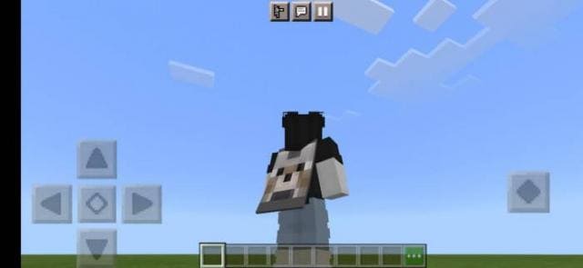 Накидка на спине