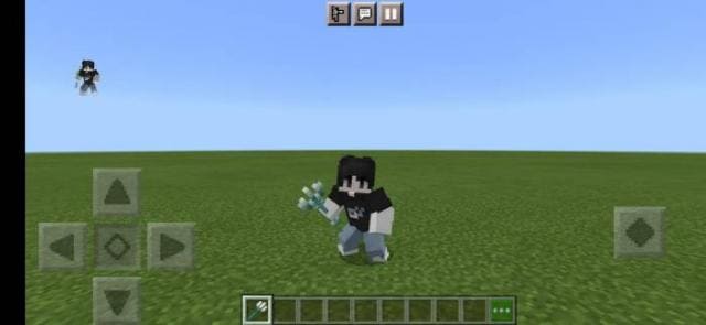 Кнопка красться с трезубцем