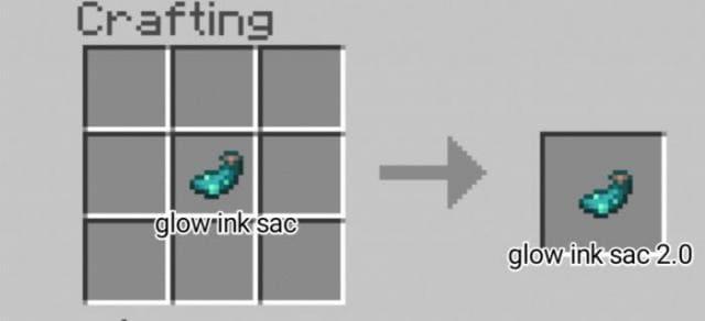 Крафт снаряда из светящейся пыли