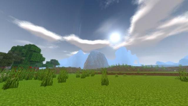 Равнина с горами вдалеке