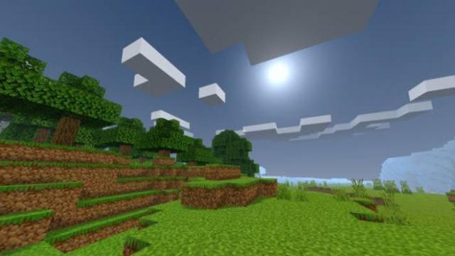 Облака и природа с легкой версией дополнения