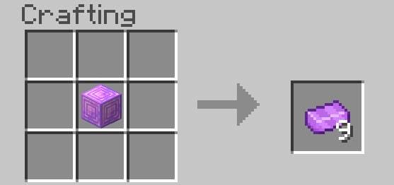 Слитки из блока эндерита