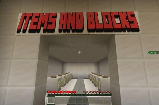 Покупка предметов и блоков