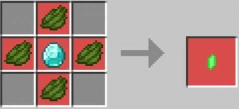 Крафт зеленого кристалла