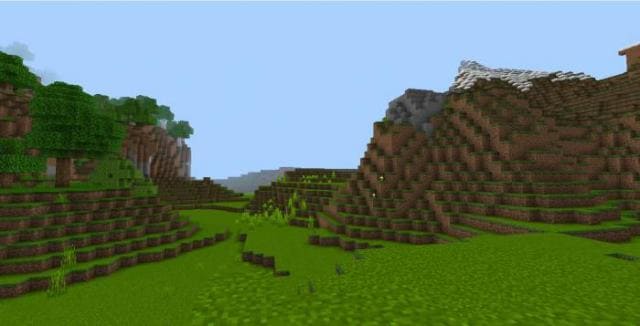 Горы в зелени