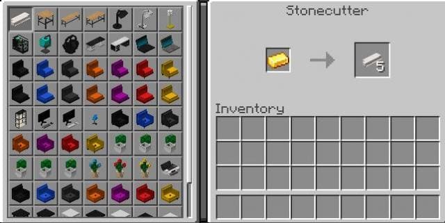 Получение мебели в камнерезе