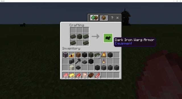 Крафт брони варга