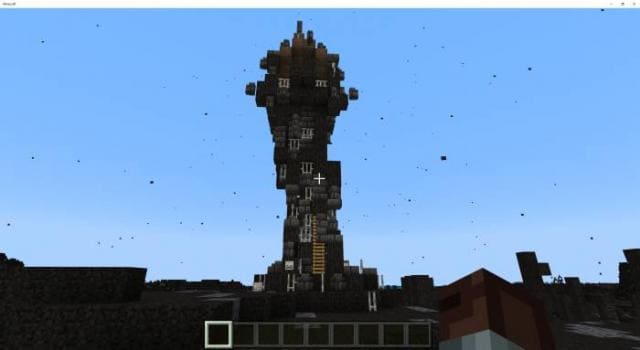 Смотровая башня сбоку