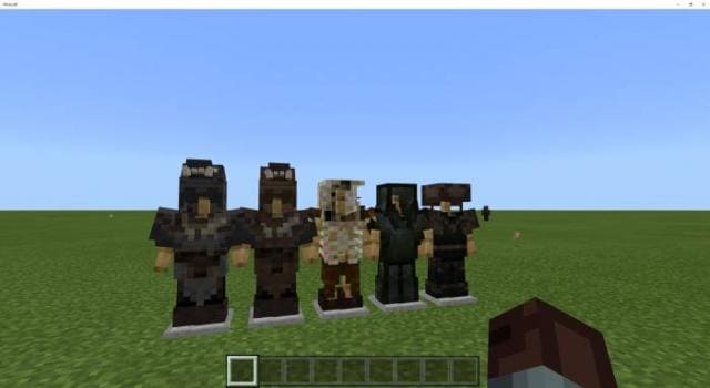 Пять типов доспехов