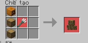 Крафт деревянного союзника с трезубцем