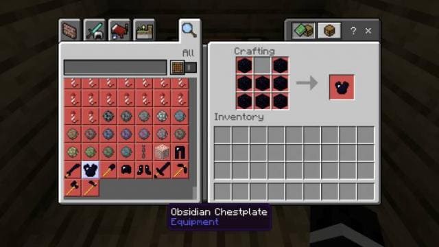 Обсидиановый нагрудник