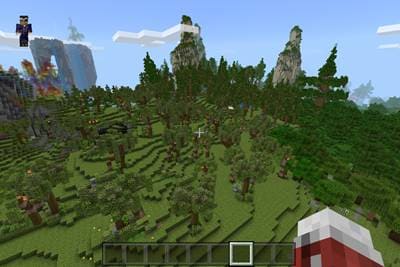 Красивый рельеф лесов