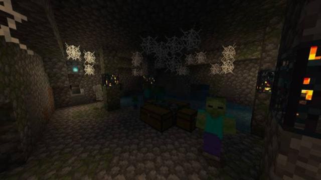 Паутина в пещере