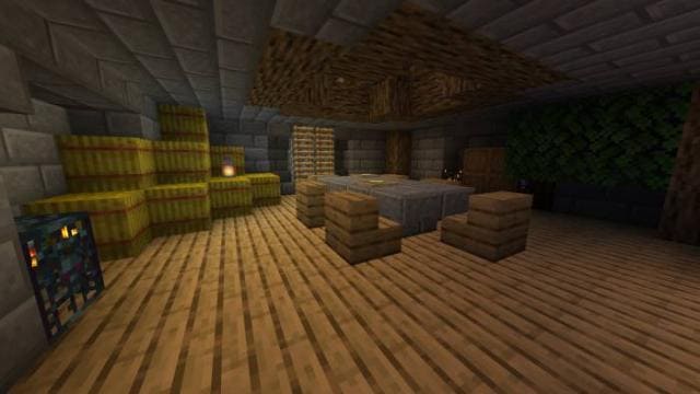 Помещение из дерева