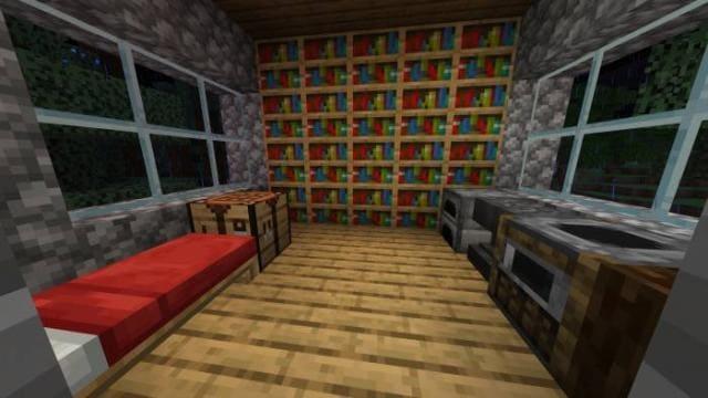 Книги у жителя в деревне