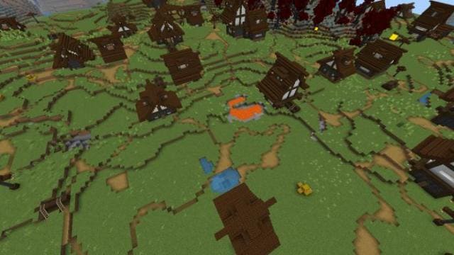 Городок сверху