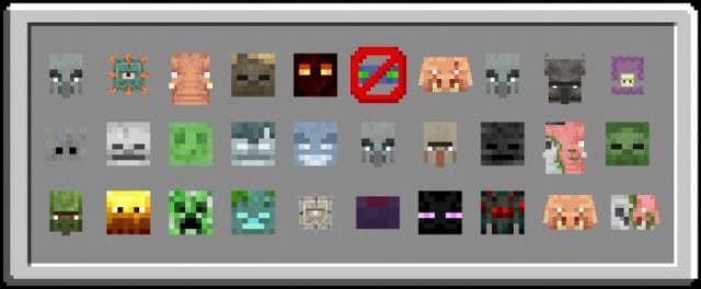 Виды монстров, которых атакует рыцарь