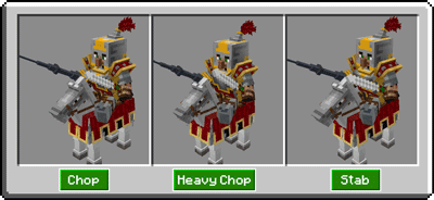 Анимации рыцаря-сельчанина