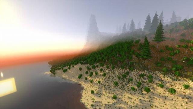 Пляж на краю острова