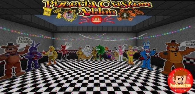 Макеты персонажей из FNAF