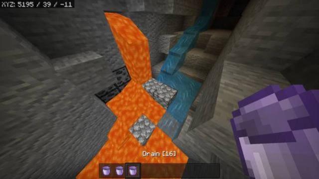 Пещера до осушения