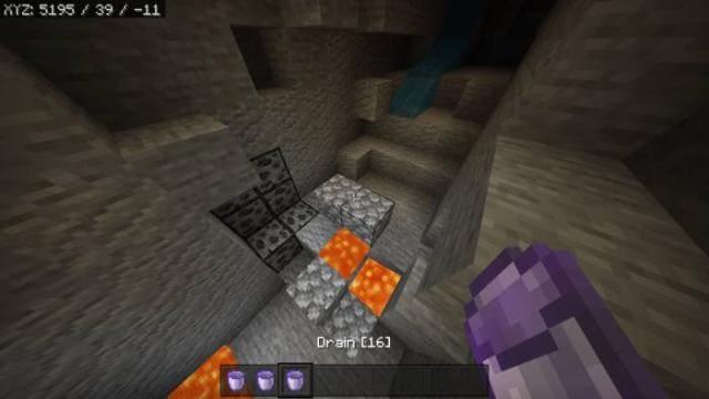 Пещера после осушения