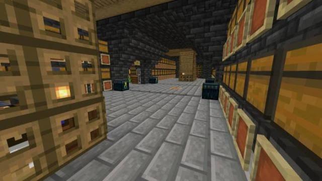 Подвал с хранилищем