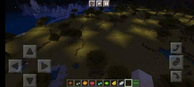 Яркий свет от рудных цветов