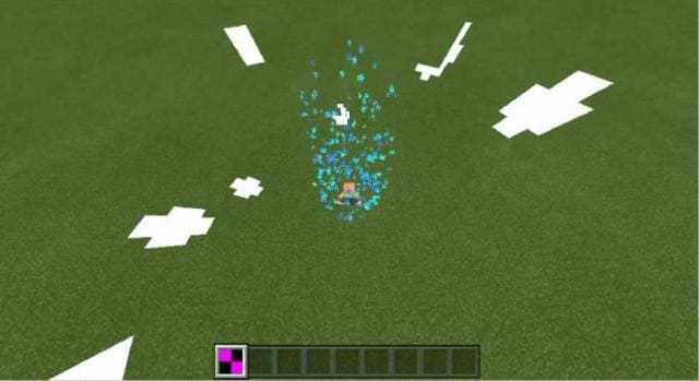 Разнообразные частицы рядом с игроком