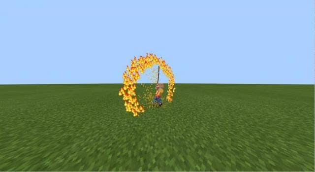 Восходящее палящее солнце в игре