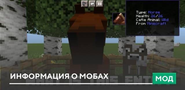 Мод: Информация о мобах