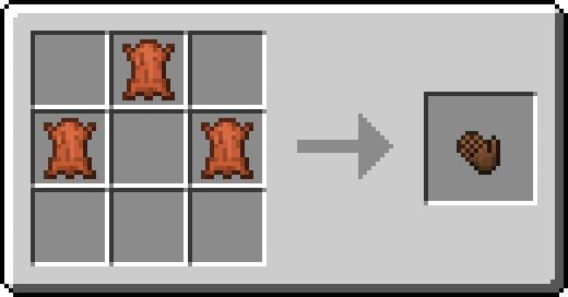 Крафт предмета для снятия рюкзака