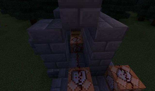 Командные блоки для работы сборки