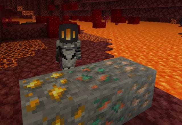 Шлем кузнеца на игроке