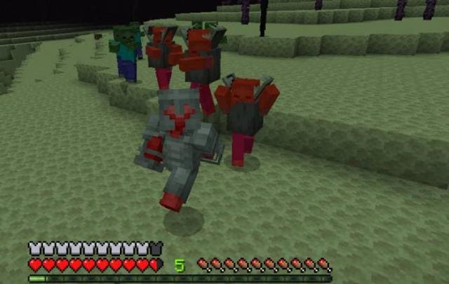 Анти-нагрудник на игроке