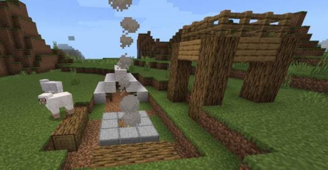 Небольшой лагерь рыцаря