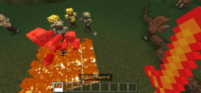 Поджог всех мобов