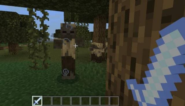 Кадавр напротив игрока