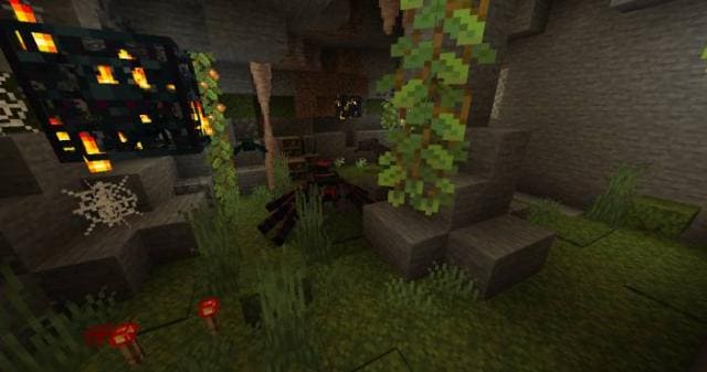 Пышные пещеры под землей